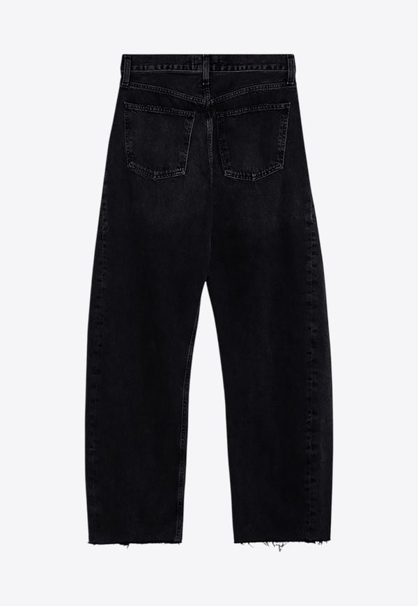 Agolde Luna High-Rise Balloon Jeans Black A90391157/Q_AGOLD-POSS