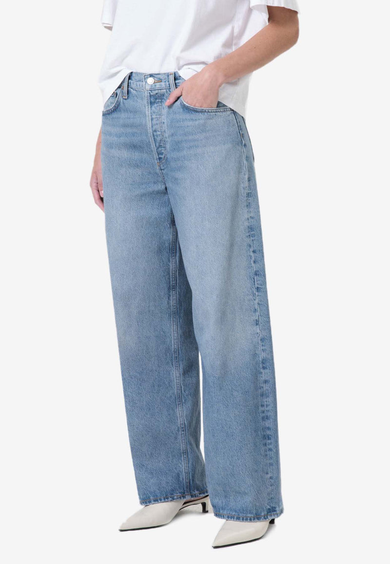 Agolde Low Slung Baggy Jeans A9079-1535BLUE