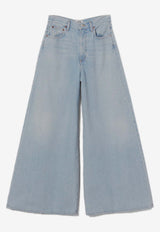 Agolde Nolan Wide-Leg Jeans A9203-1601LIGHT BLUE