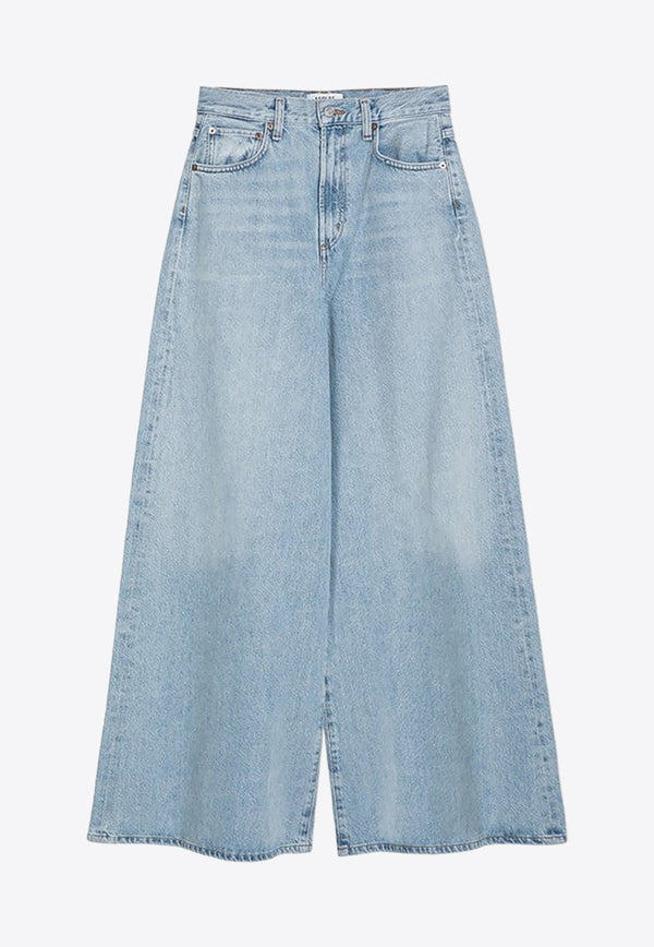 Agolde Washed Wide-Leg Jeans Light Blue A92031601/P_AGOLD-ENCTR