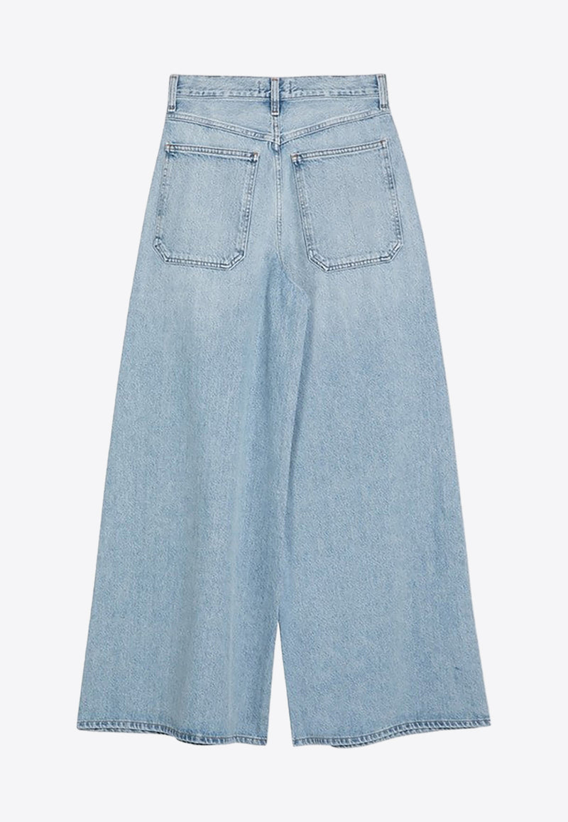 Agolde Washed Wide-Leg Jeans Light Blue A92031601/P_AGOLD-ENCTR