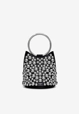 Alaïa Mini Ring Leather Bucket Bag Black AA1S02814CA297_000_999