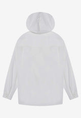 Alaïa Hooded Buttoned Shirt White AA9C0969T611ACO/Q_ALAIA-000