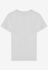 Alaïa Logo Print Crewneck T-shirt White AA9H0431J0105CO/Q_ALAIA-000