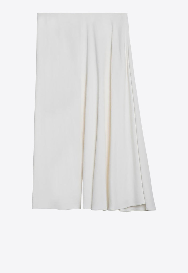 Alaïa Asymmetrical Wide-Leg Pants White AA9P02526T571SI/P_ALAIA-000