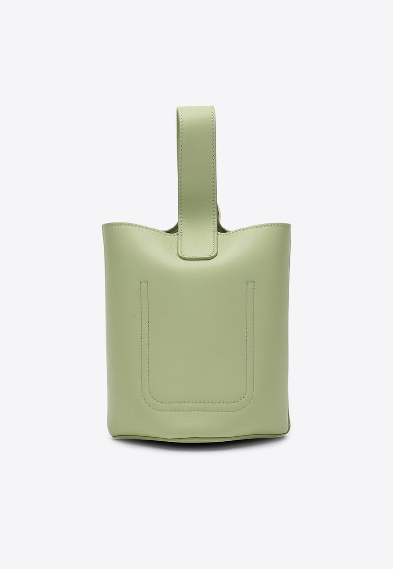 Loewe Mini Pebble Leather Bucket Bag Green AANBBBMX01LE/P_LOEW-3916