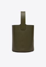 Loewe Mini Pebble Leather Bucket Bag Olive AANBBBMX01LE/Q_LOEW-8795