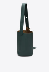 Loewe Medium Leather Pebble Bucket Bag Green AANBBBWX01LE/Q_LOEW-4535