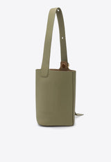 Loewe Medium Pebble Bucket Bag Green AANBBBWX01LE/P_LOEW-4787