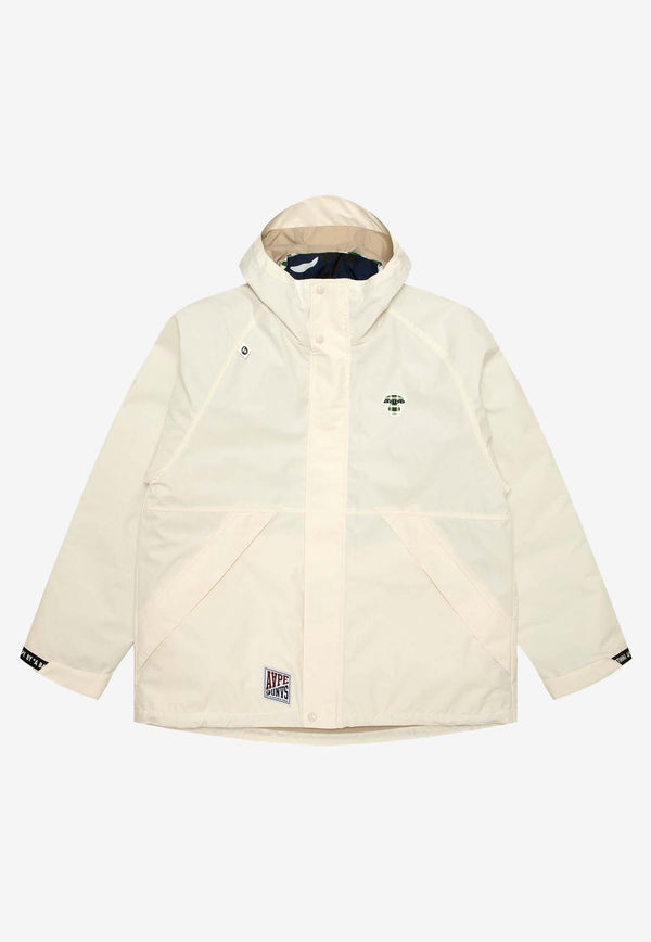 AAPE Moonface Down Jacket Ivory AAPDNM7670XXNIVXIVORY