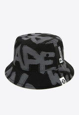 AAPE Moonface Bucket Hat AAPHTM5264XXMBKXBLACK