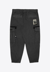 AAPE Logo-Patch Cargo Pants AAPPTMA678XXMBKXGREY