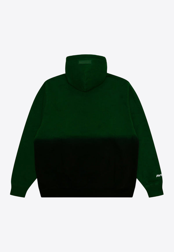 AAPE Moonface Logo Gradient Hoodie AAPSWMB325XXNGRXGREEN