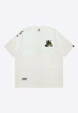 AAPE Logo Short-Sleeved T-shirt AAPTEM1574XXNWHXWHITE