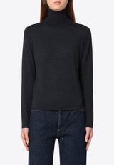 Max Mara Adda Cashmere High-Neck Sweater Gray ADDACO/P_MAXM-008