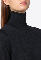 Max Mara Adda Cashmere High-Neck Sweater Gray ADDACO/P_MAXM-008