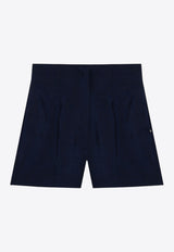 Sportmax Adorato Classic Wool-Blend Shorts Blue ADORATOVI/P_SPORM-003