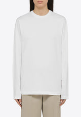 Sportmax Agguati Long-Sleeved T-shirt White AGGUATICO/O_SPORM-009