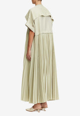 Acler Havering Pleated Maxi Dress Beige AL2410077D-STONEBEIGE