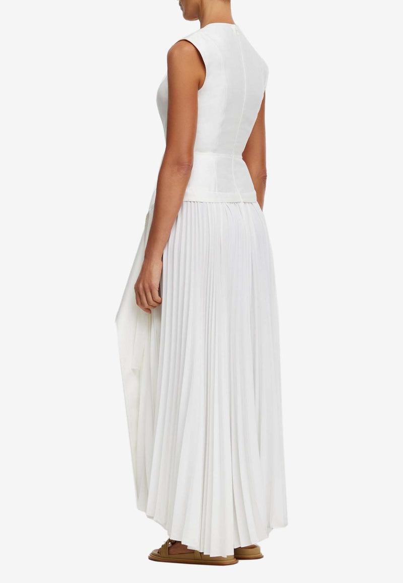 Acler Ellenbrook Satin Maxi Dress White AL2410086D-IVORYWHITE