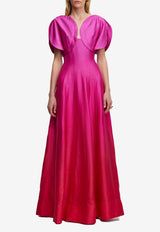 Acler Evanton Satin Ombre Gown Pink AL2410133D-PRT-RASPBERRYOMBREPINK MULTI