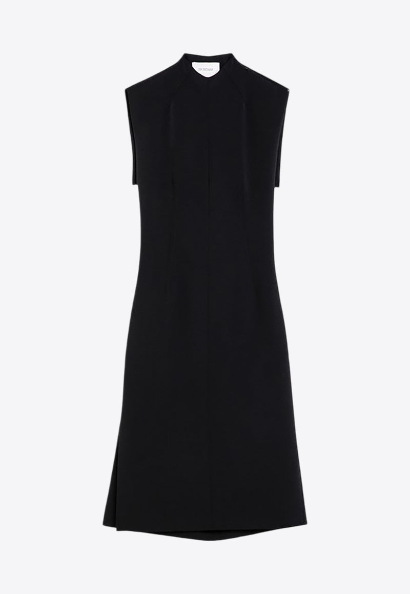 Sportmax Alete Open-Back Midi Dress Black ALETE1234WO/P_SPORM-003