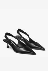 Jimmy Choo Amel 50 Pumps in Nappa Leather AMEL 50 NAP BLACK