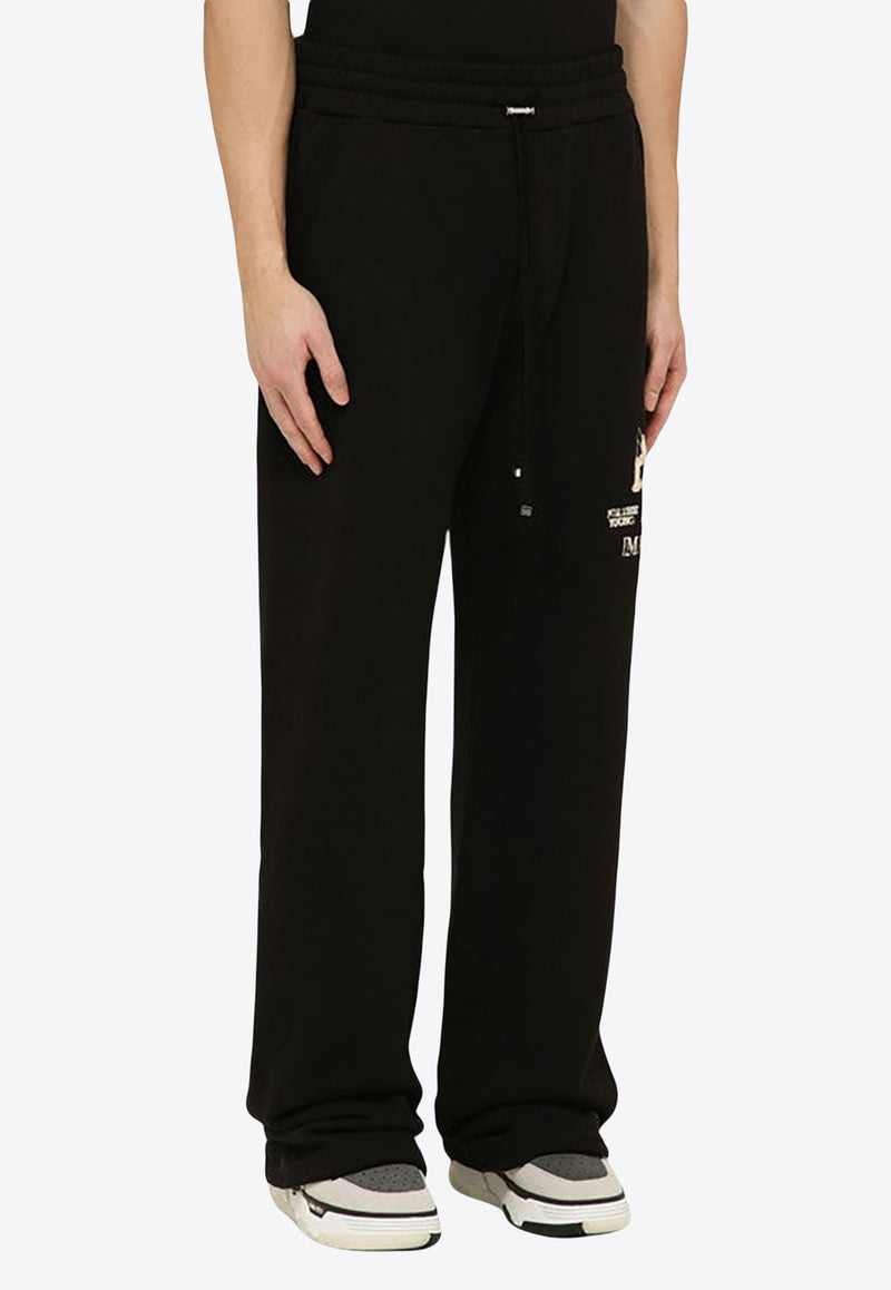 Amiri Logo Print Track Pants Black AMJYSP1001CO/O_AMIRI-001