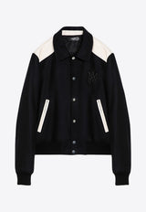 Amiri MA Brand Bomber Jacket Black AMOUVY1006WO/P_AMIRI-001