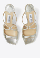 Anise 75 Glitter Leather Mules Jimmy Choo ANISE 75 GLE CHAMPAGNE