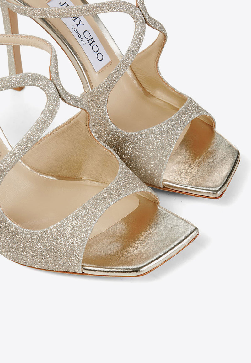 Anise 95 Glittered Mules Jimmy Choo ANISE 95 DGZ PLATINUM ICE