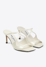 Anise 95 Patent Leather Mules Jimmy Choo ANISE 95 PAT LATTE