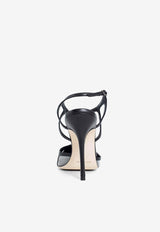 Manolo Blahnik Arcadia 105 Mesh and Leather Pumps Black ARCADIA 105 BLACK 0015 2474-0002