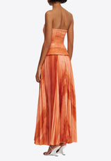 Acler Brayswick Two-Pieces Midi Dress AS2407185D-PRT-MELONWATERCOLOURORANGE