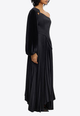 Acler Denbury One-Shoulder Maxi Dress AS2407209D-BLACKBLACK