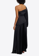 Acler Denbury One-Shoulder Maxi Dress AS2407209D-BLACKBLACK