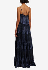 Acler Shandon Maxi Dress Navy AS2410022D-F3-NAVYMETALLICNAVY