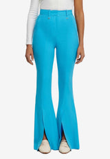 Acler Padworth Flared Pants Blue AS2410088P-F1-AQUABLUE