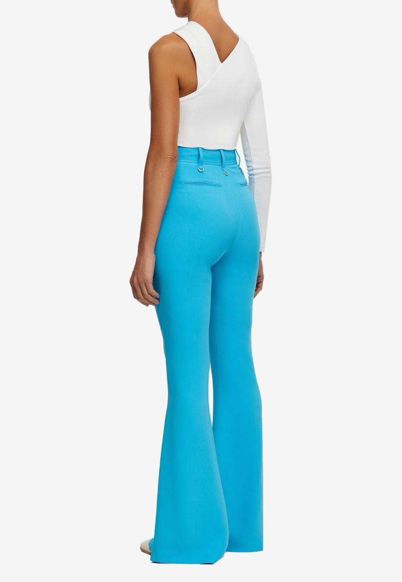 Acler Padworth Flared Pants Blue AS2410088P-F1-AQUABLUE