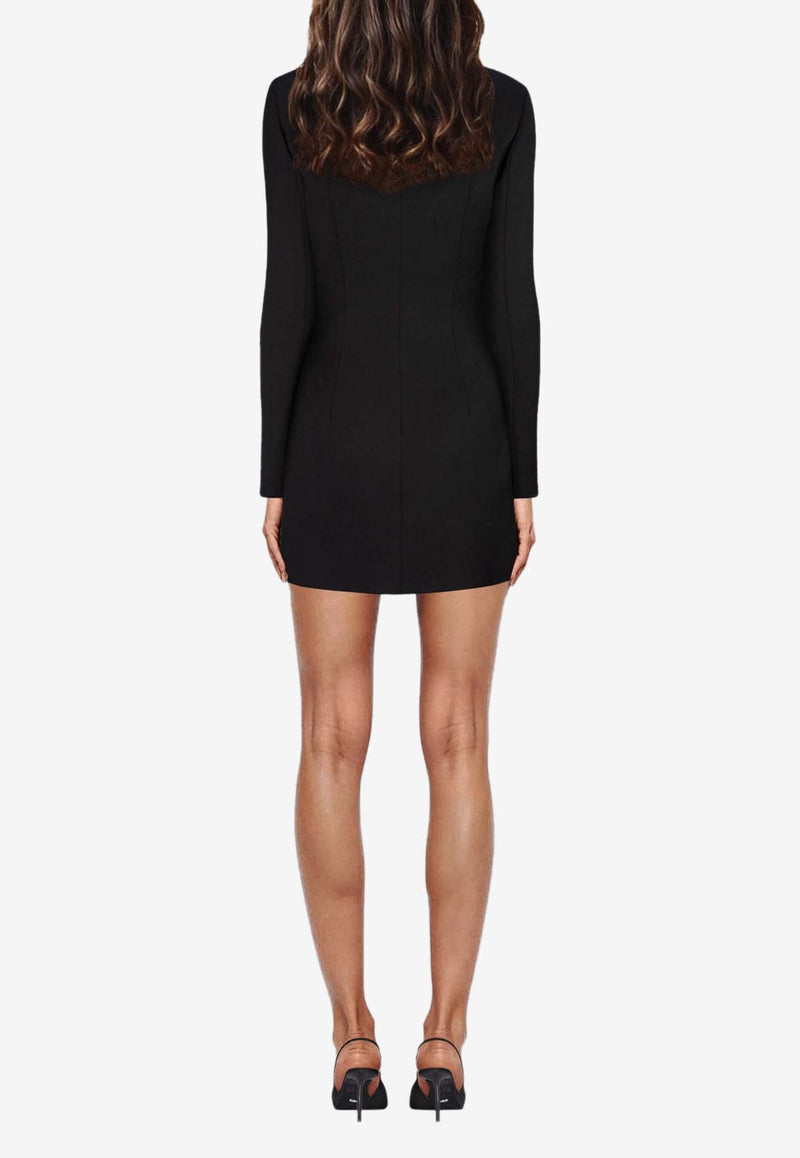 Atoir Mary Jane Tailored Mini Dress Black AT230840BLACK