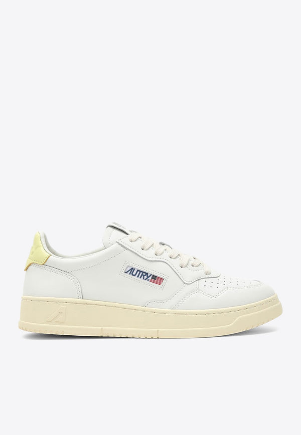 Autry Medalist Low-Top Leather Sneakers White AULWLL58/O_AUTRY-LL58