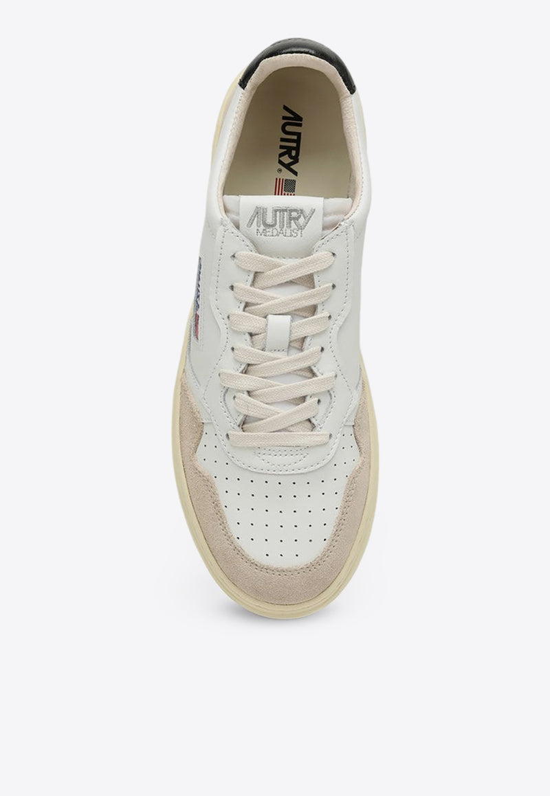 Autry Medalist Leather Sneakers White AULWLS21/P_AUTRY-LS21