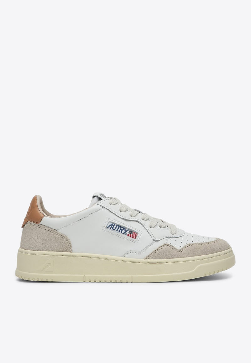 Autry Medalist Leather and Suede Sneakers White AULWLS76/Q_AUTRY-LS76