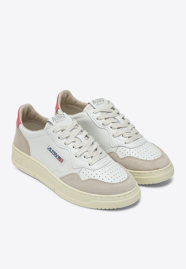 Autry Medalist Leather and Suede Sneakers White AULWLS78/Q_AUTRY-LS78