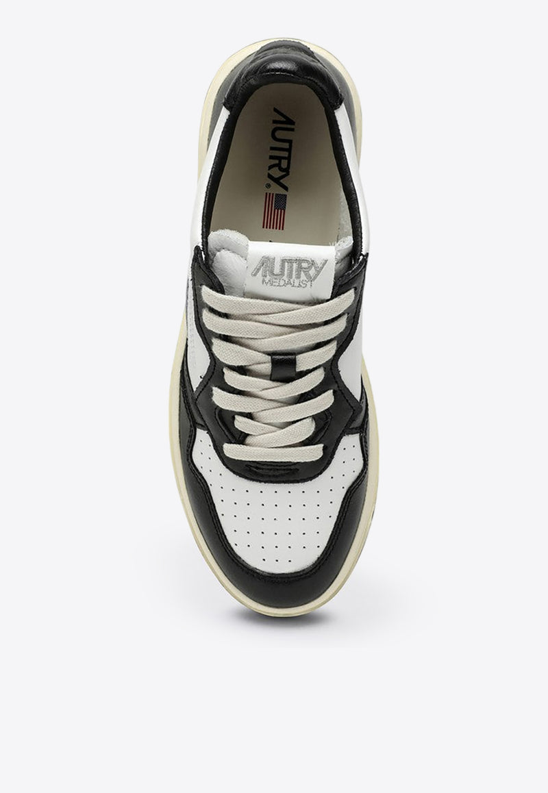 Autry Medalist Leather Sneakers White AULWWB01/P_AUTRY-WB01