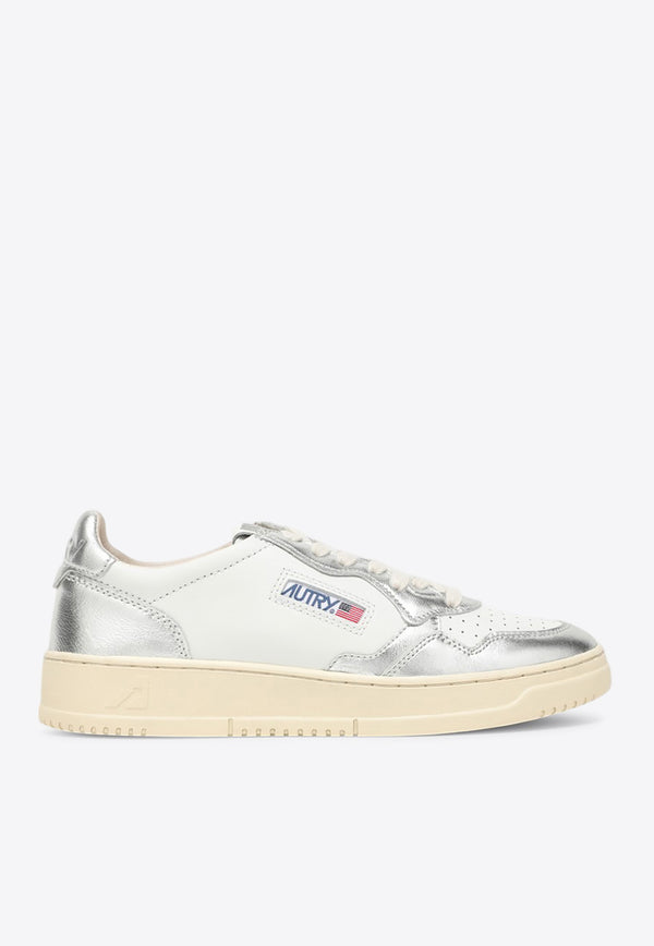 Autry Low Medalist Leather Sneakers White AULWWB18/Q_AUTRY-WB18