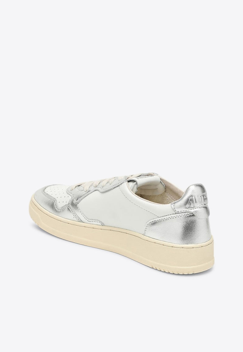 Autry Low Medalist Leather Sneakers White AULWWB18/Q_AUTRY-WB18