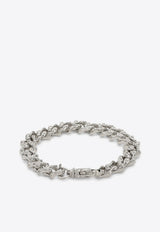 Emanuele Bicocchi Logo Chain Bracelet AVCB9MET/N_EMANU-SI Silver