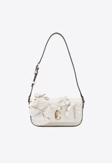 Mini Avenue Shoulder Bag in Leather Jimmy Choo AVENUE MINISHLDR NHO LATTE/LIGHT GOLD