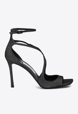 Jimmy Choo Azia 95 Embellished Sandals Black AZIA95JHZ/Q_JIMCH-CS